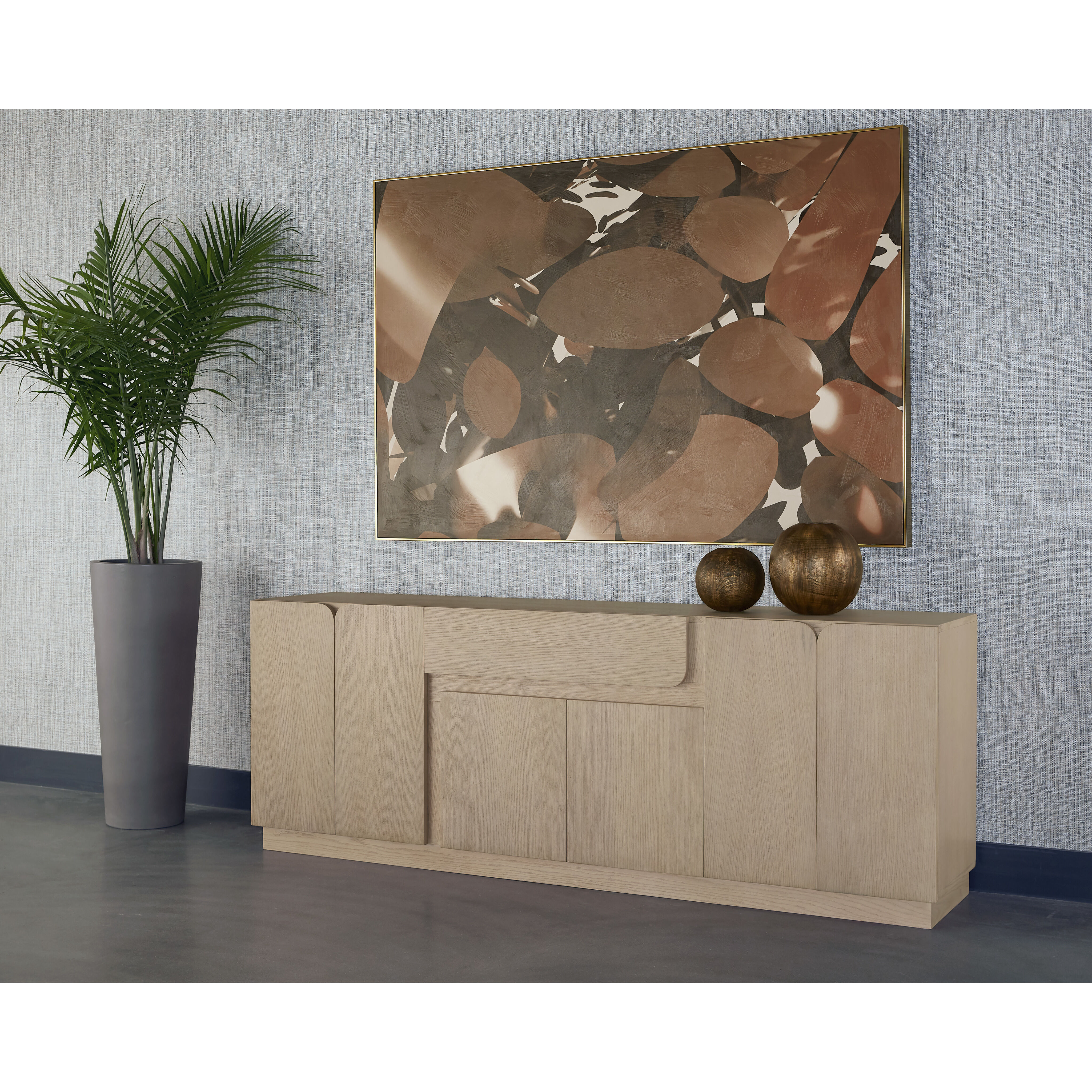 Arezza 86.75 X 17.75 inch Light Wash Sideboard
